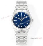 New! Swiss Copy Breitling Chronomat Ladies 36 BLS 2824 Midnight Blue Dial Rouleaux Bullet Strap